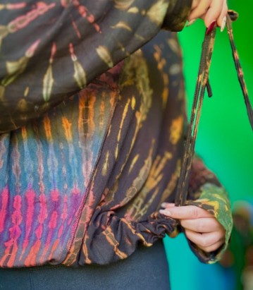 Tie-Dye Throw Top