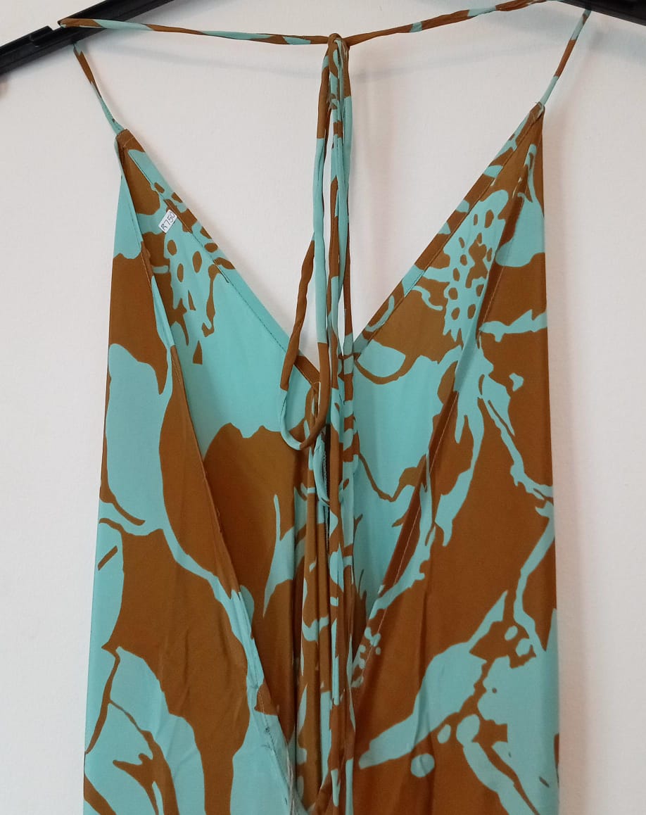 Tenerife Sea Silk Dress