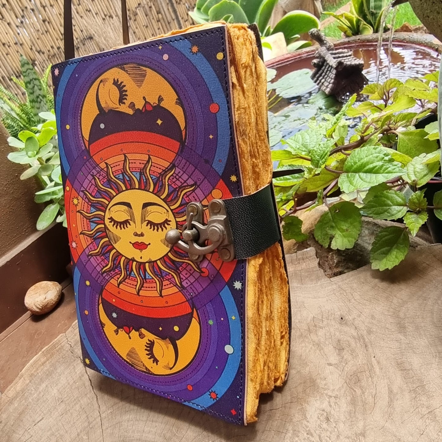 Seraphim Sun Vintage Leather Journal