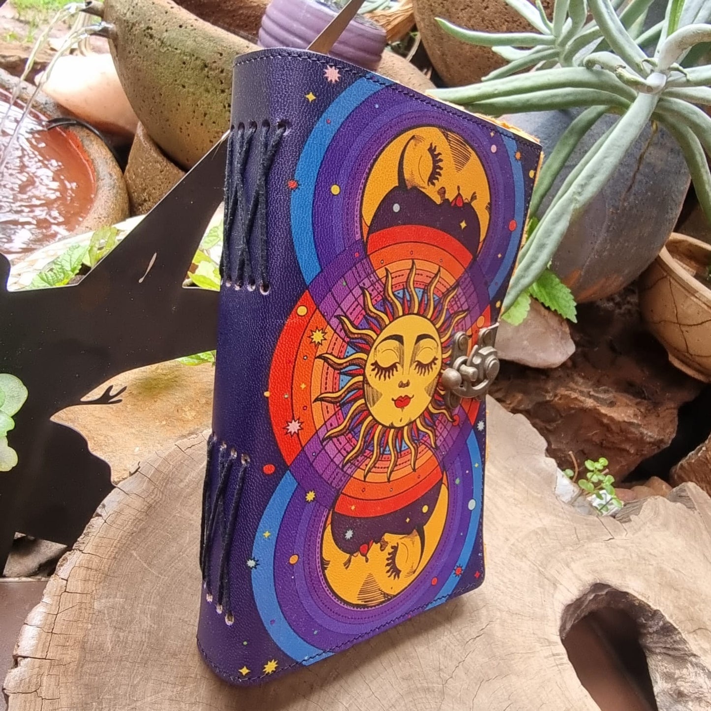 Seraphim Sun Vintage Leather Journal