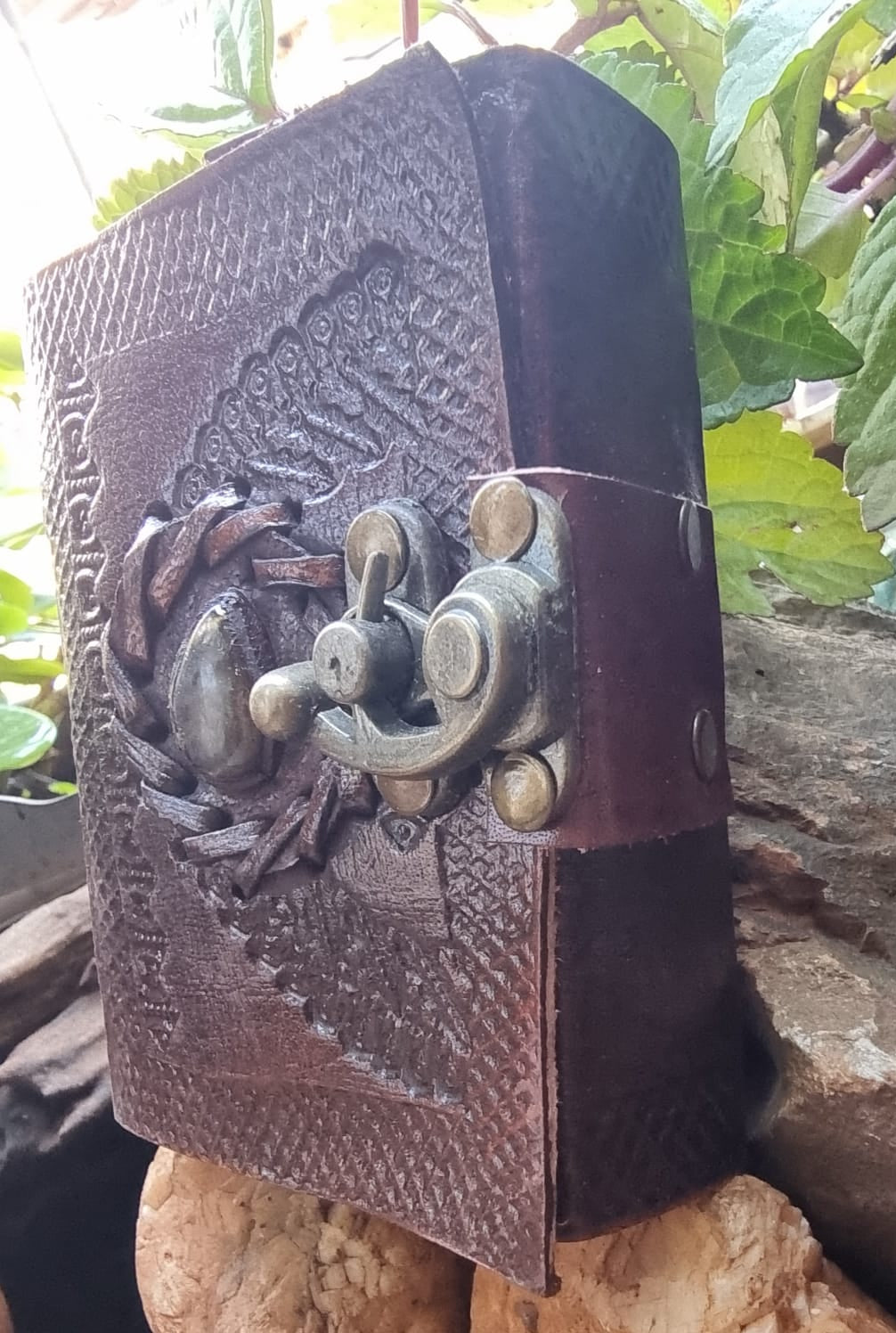 Labradorite Drop Mini Leather Journal ( Mini )