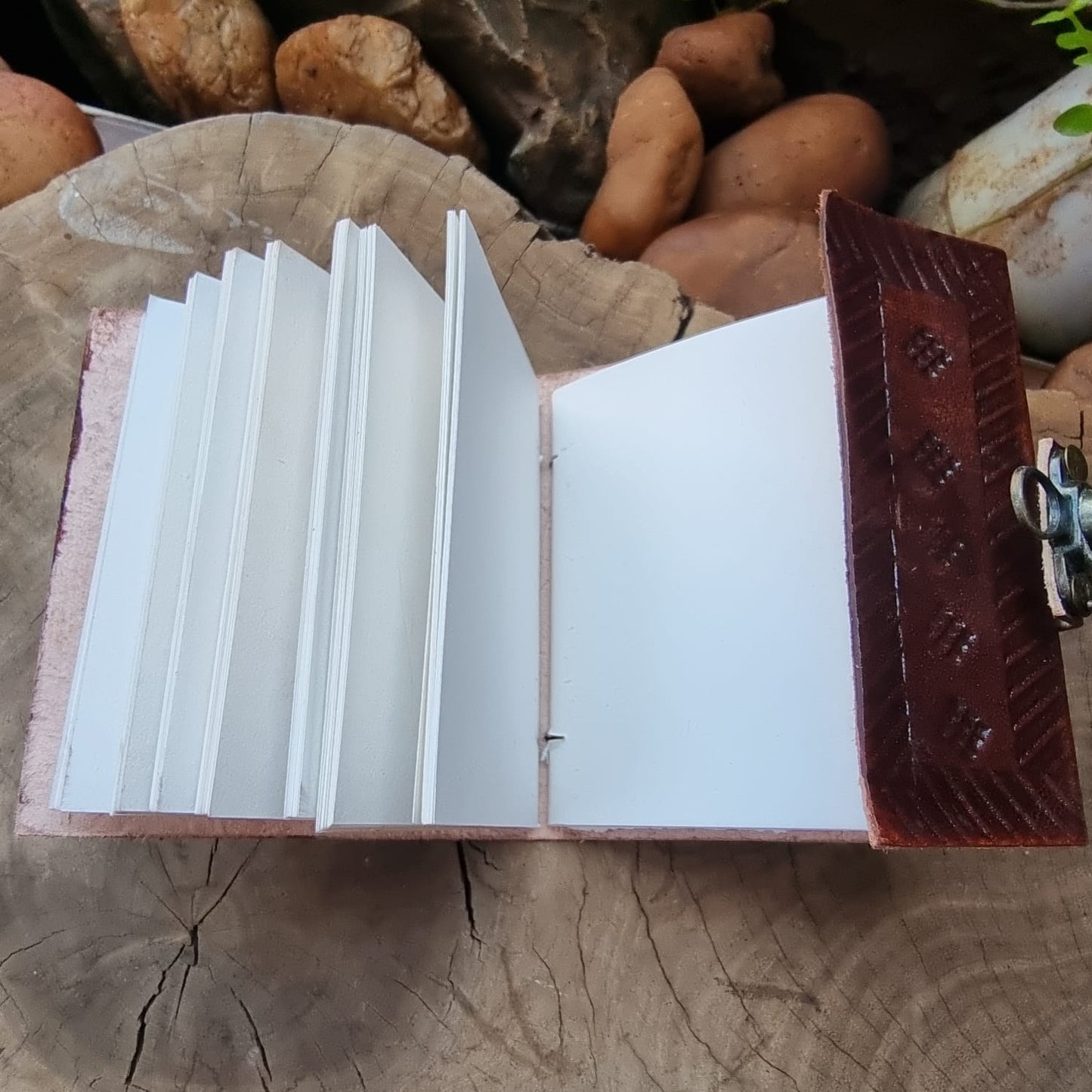 Labradorite Drop Mini Leather Journal ( Mini )