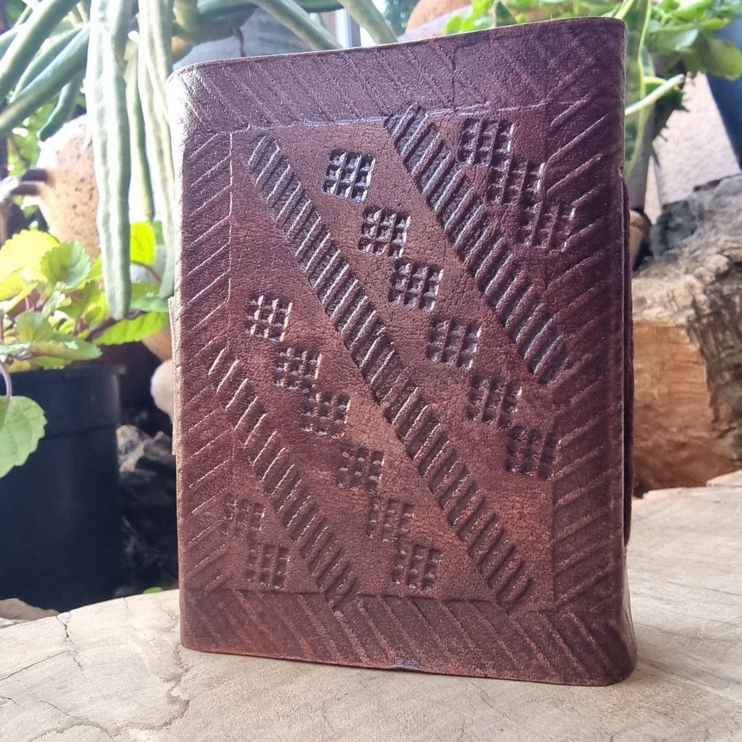 Tiger's Eye Leather Journal ( Mini )