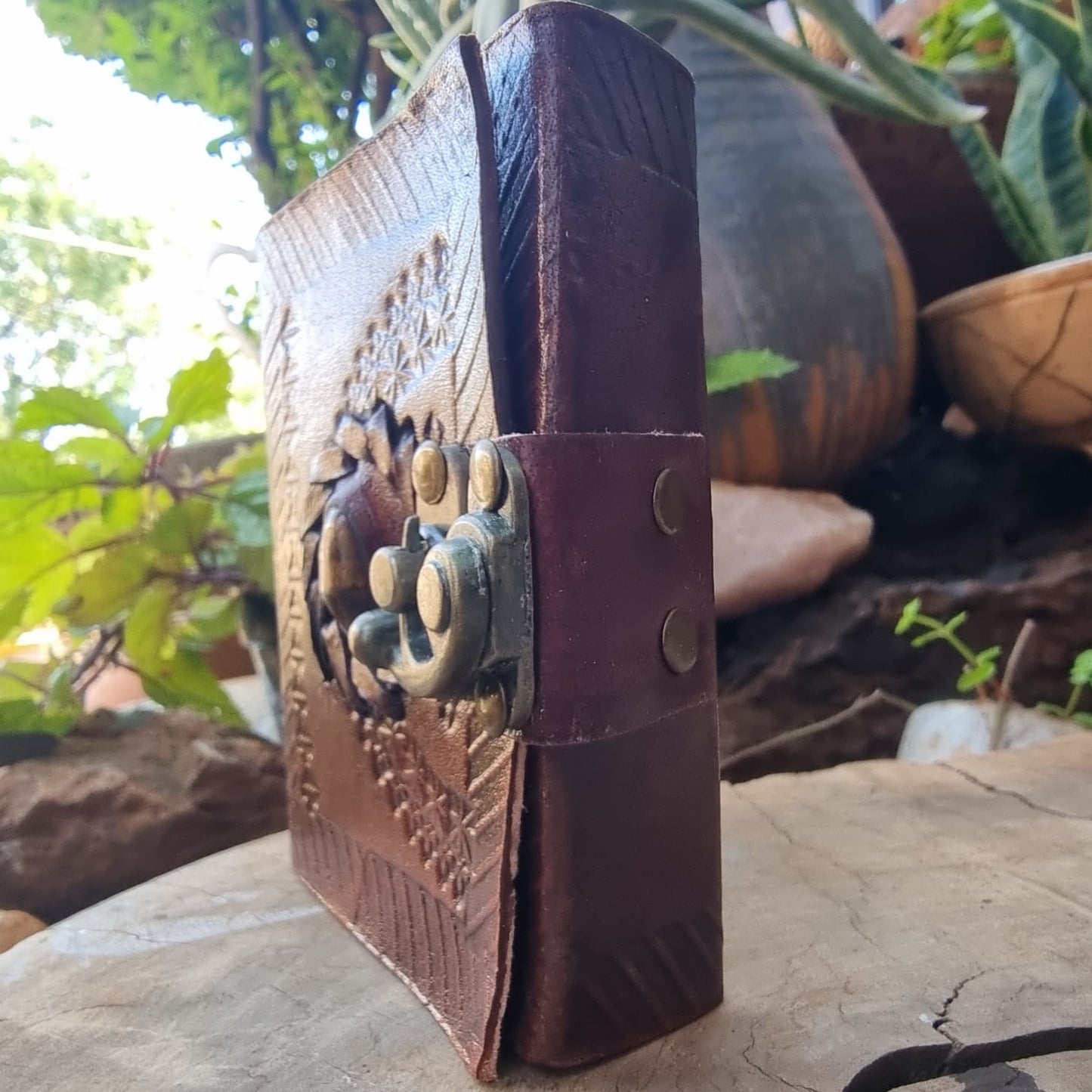 Tiger's Eye Leather Journal ( Mini )