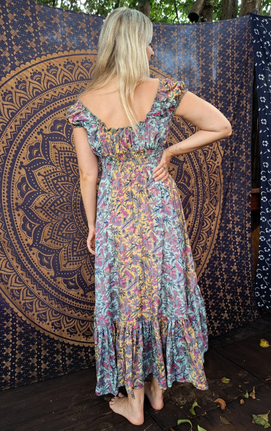Whispering Willow Silk Dress