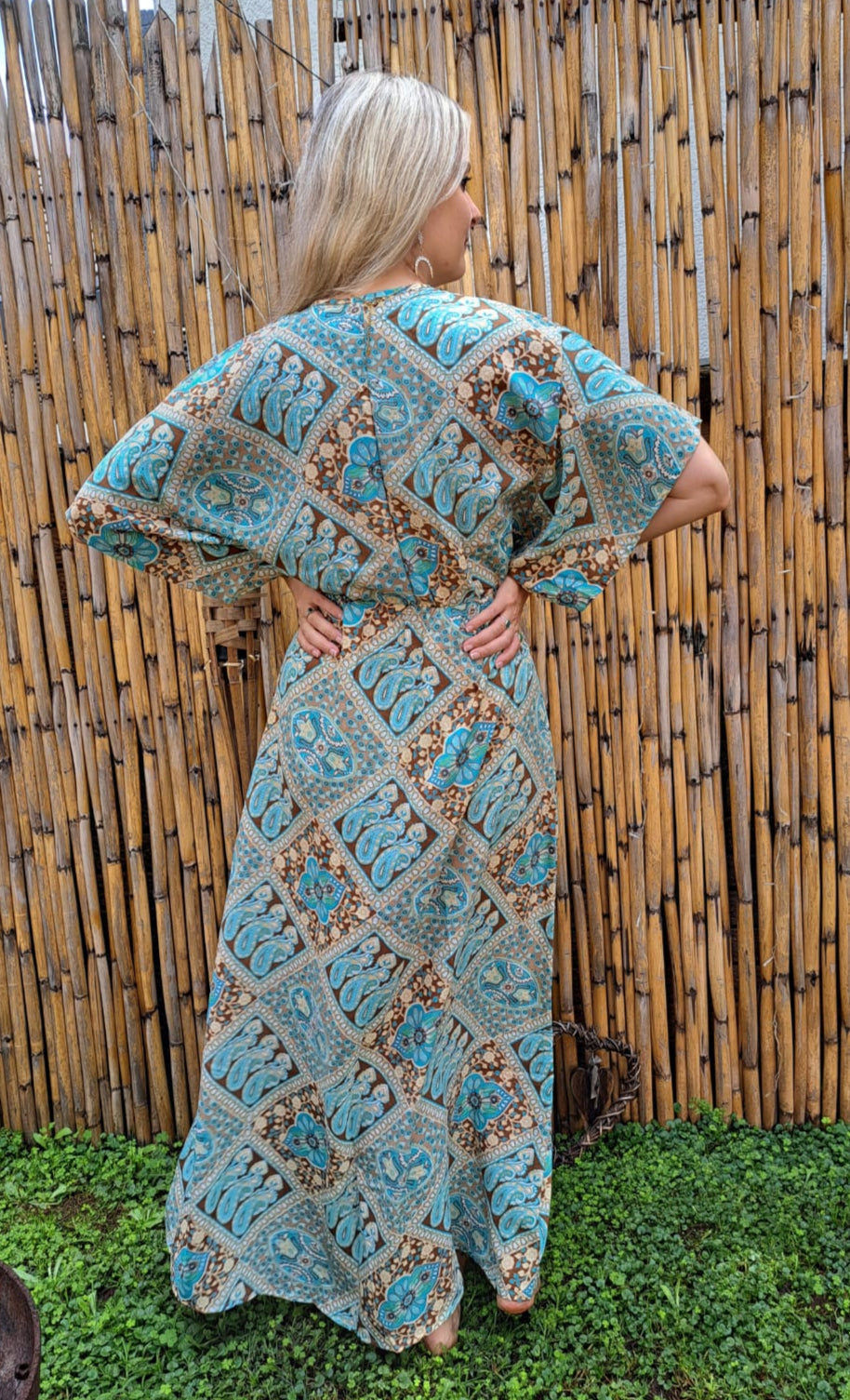 Coastal Kiss Silk Dress