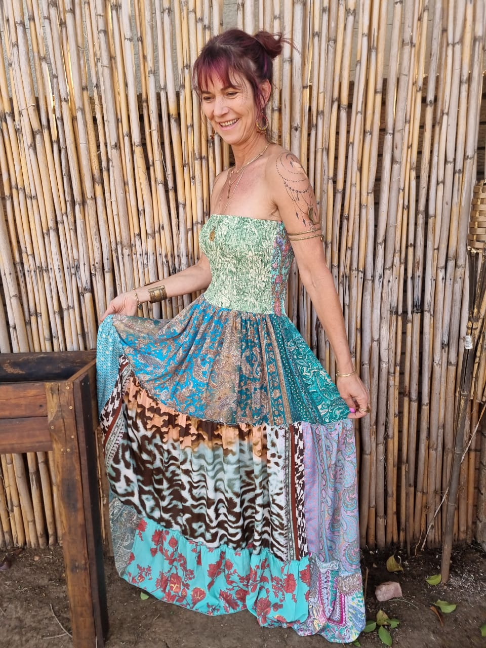 Princess Pearl Silk Dress