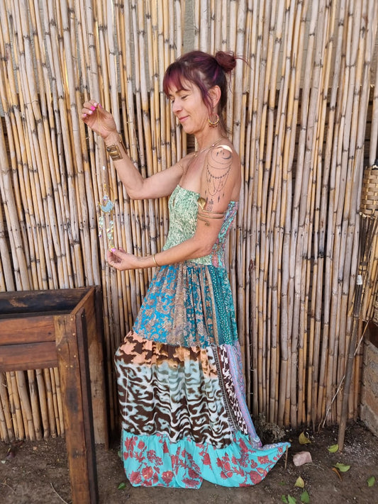 Princess Pearl Silk Dress