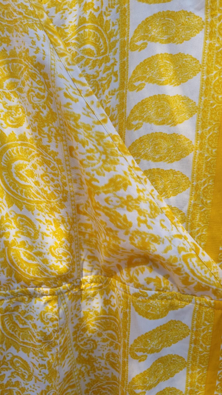 Lemon Love Silk Jump-Suit