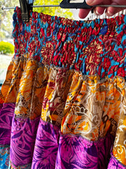 Wanderlust Patchwork Gypsy Skirt