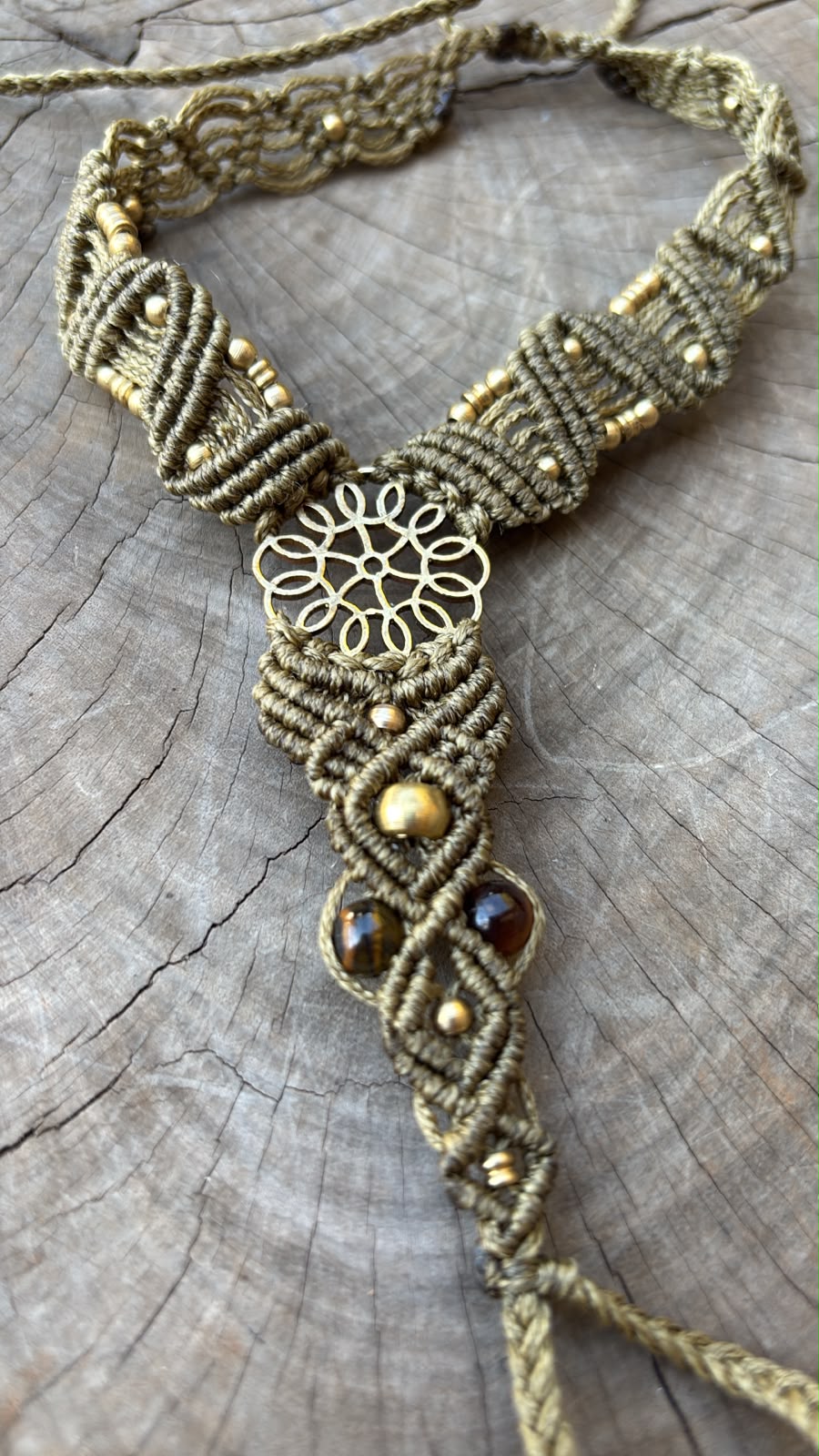 Macrame Foot Adornment