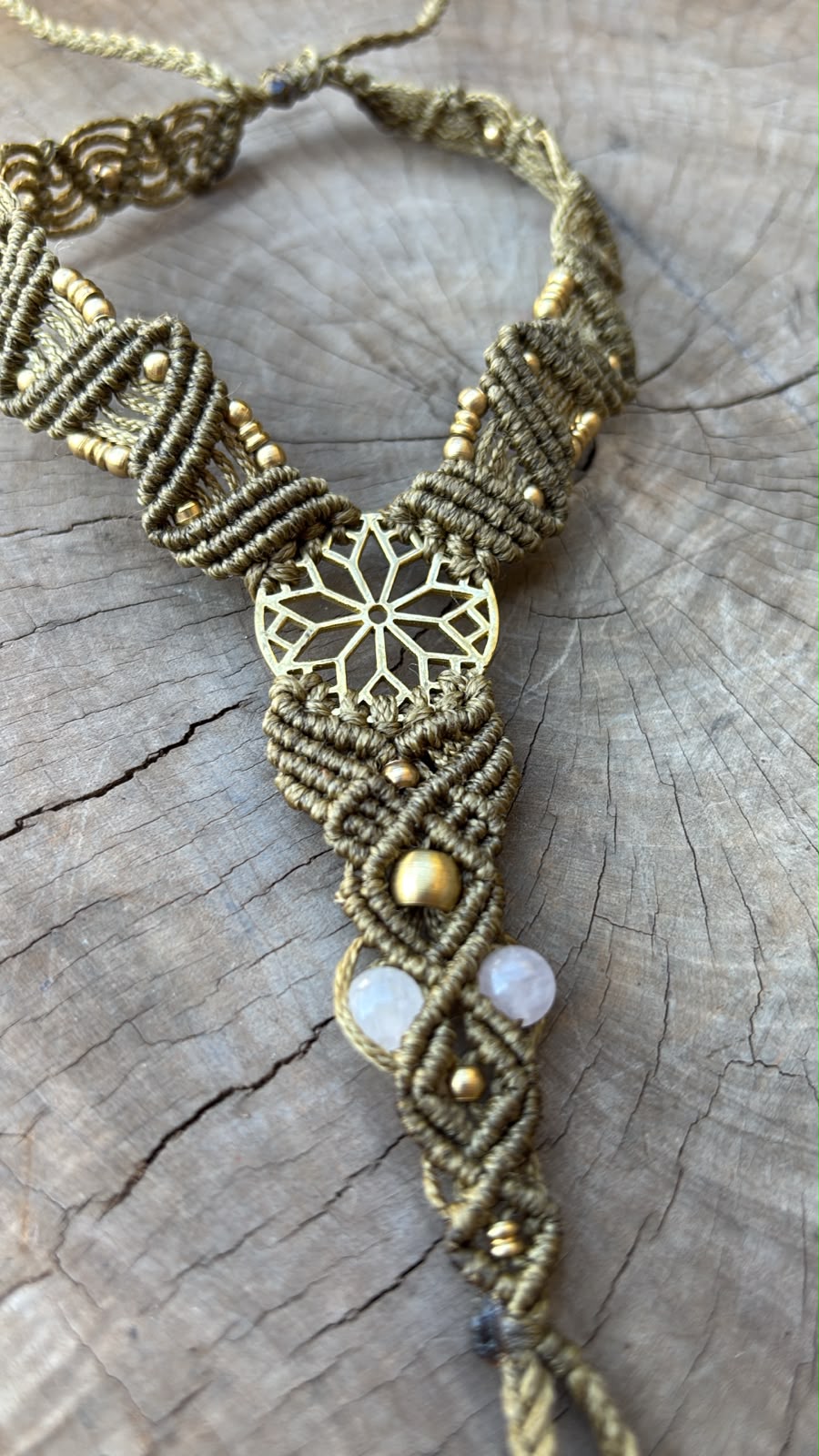 Macrame Foot Adornment