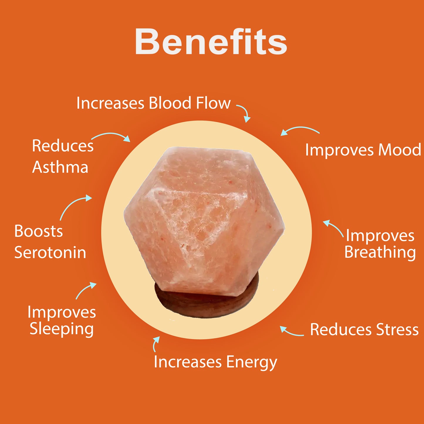 USB Hexagon Himalayan Salt Lamp