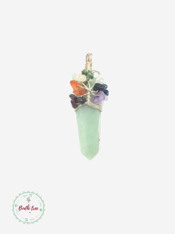 Chakra Tree Of Life Crystal Pendants