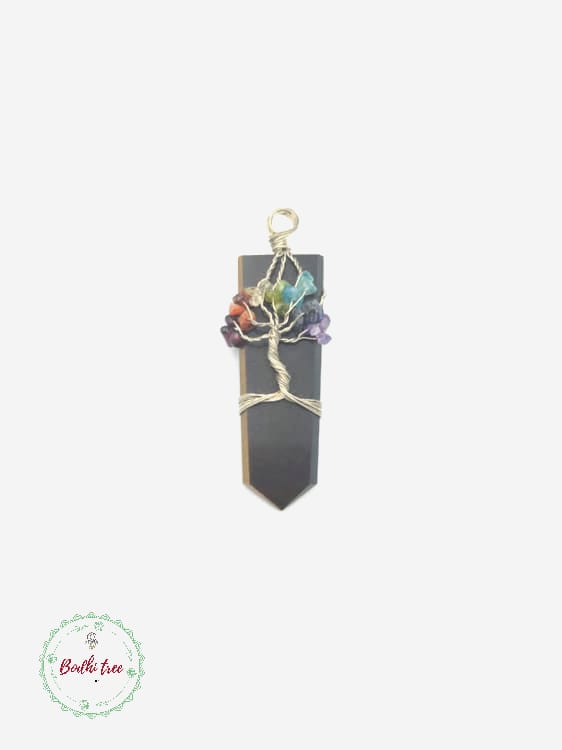 Chakra Tree Of Life Crystal Pendants