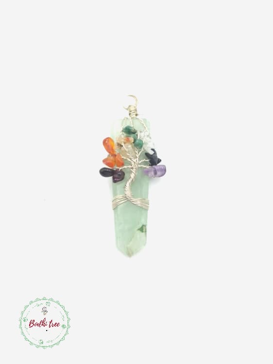 Chakra Tree Of Life Crystal Pendants
