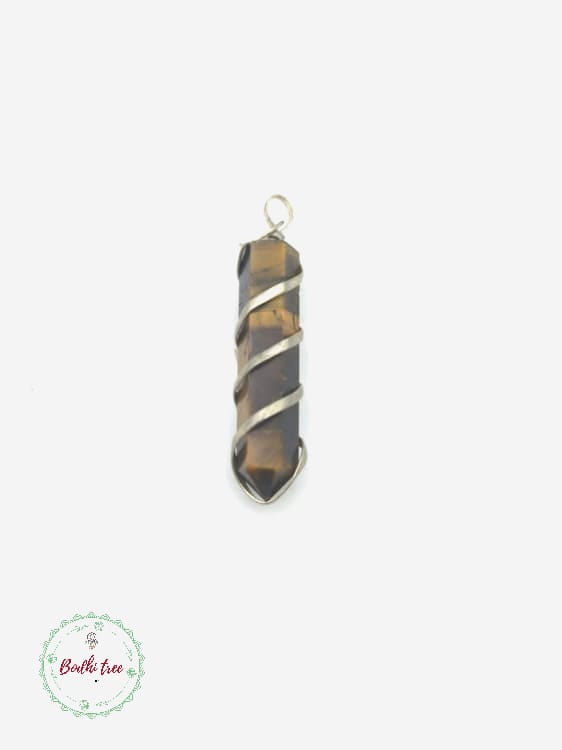 Wrapped Crystal Pendant