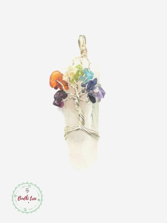Chakra Tree Of Life Crystal Pendants
