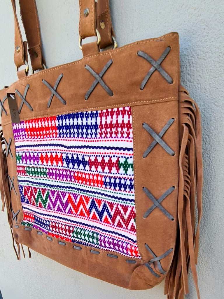 Leather Embroided Bag