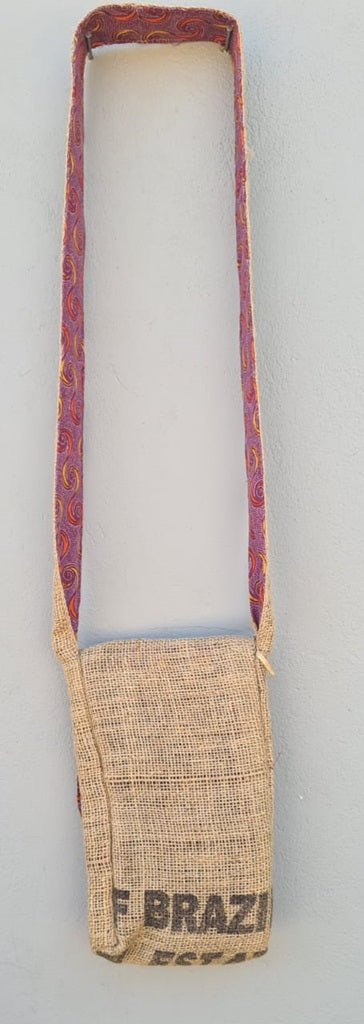 Mini Hessian Satchel