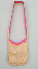Small Hessian Satchel
