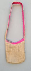Small Hessian Satchel