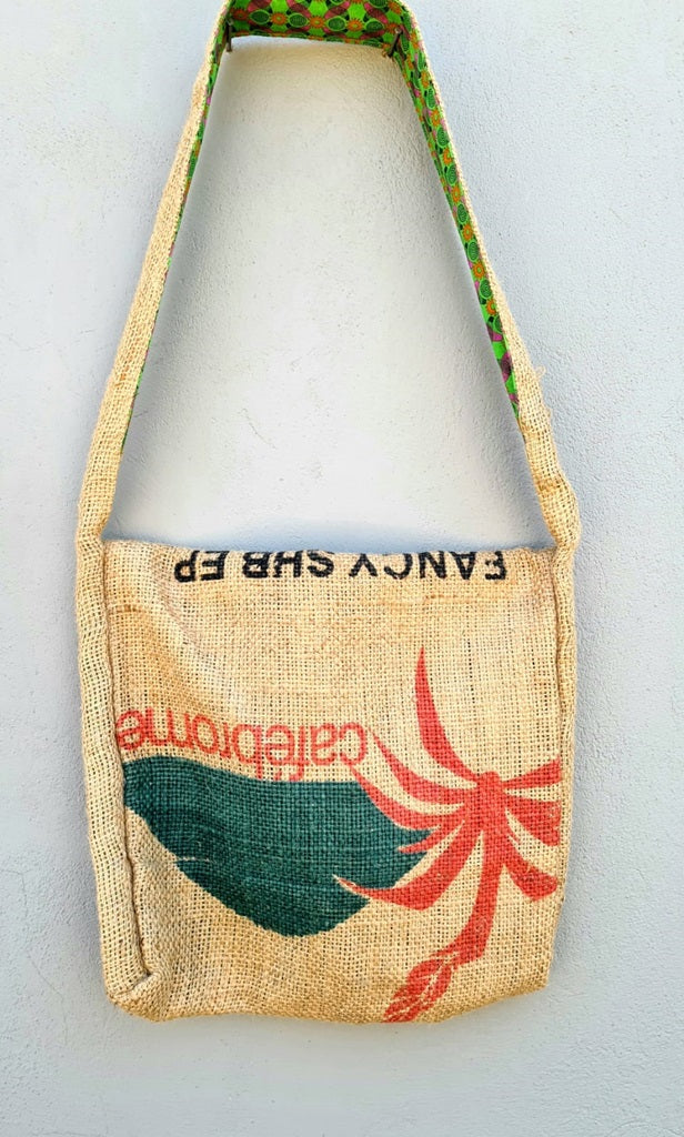 Hessian Satchel