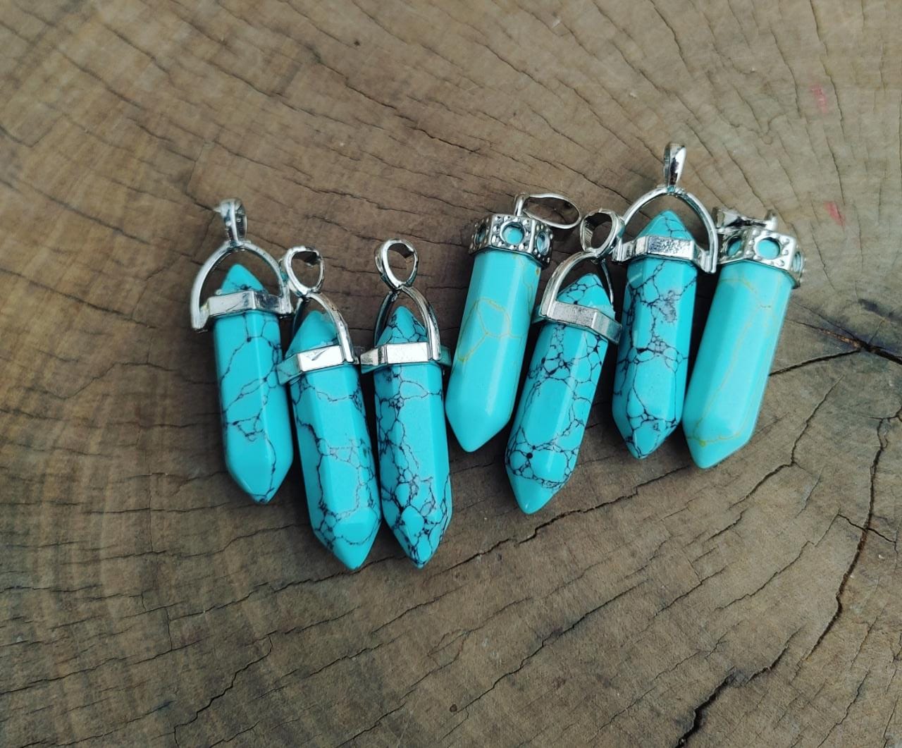 Blue Howlite Pendant