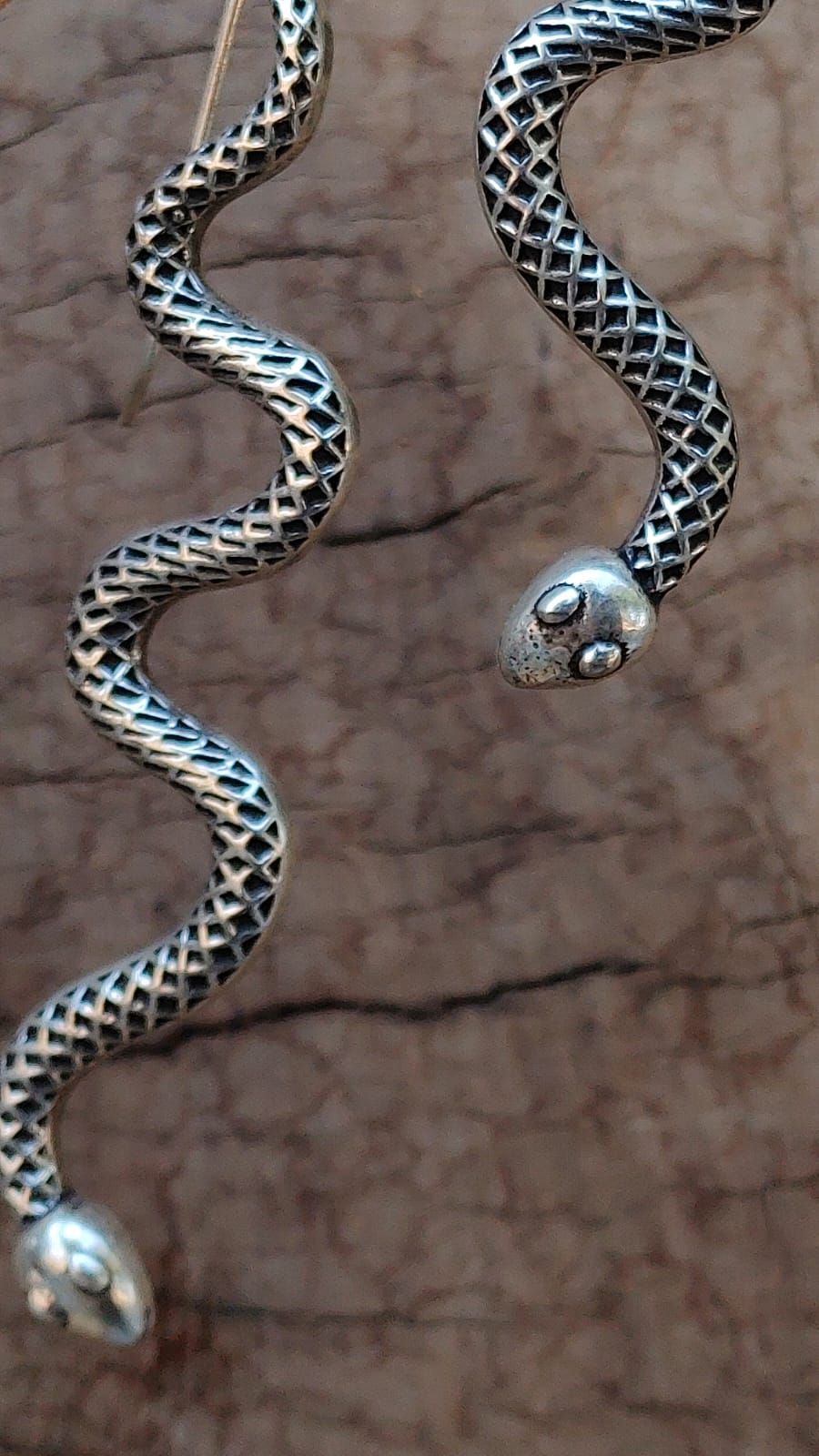 Snake Hang Earrings