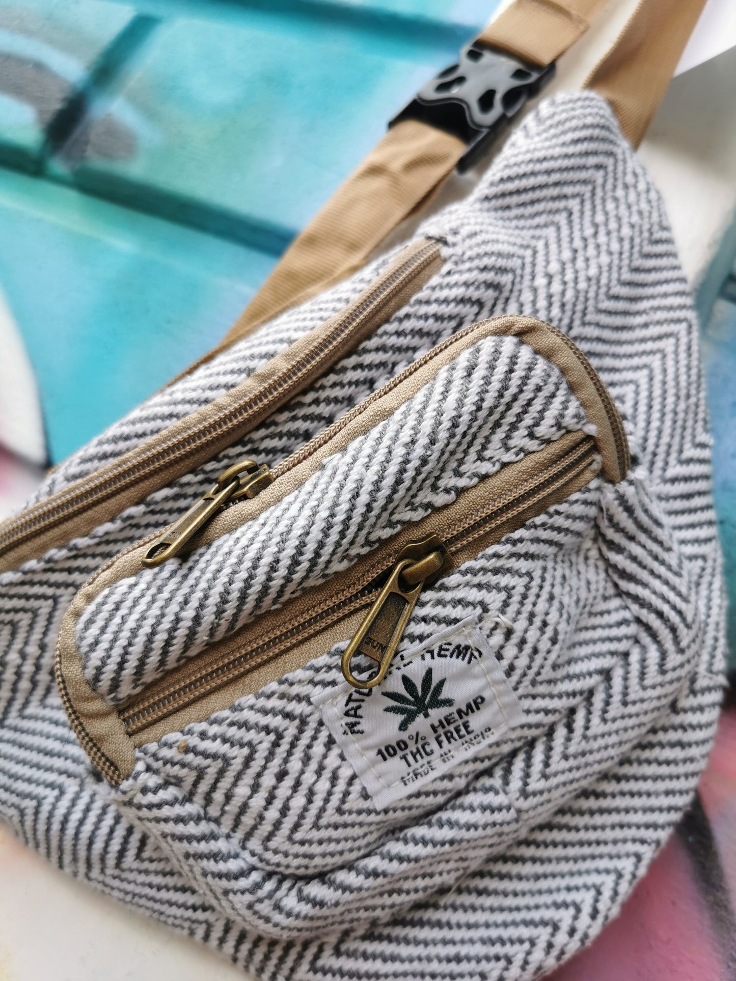 Hemp Moon Bag (Grey)