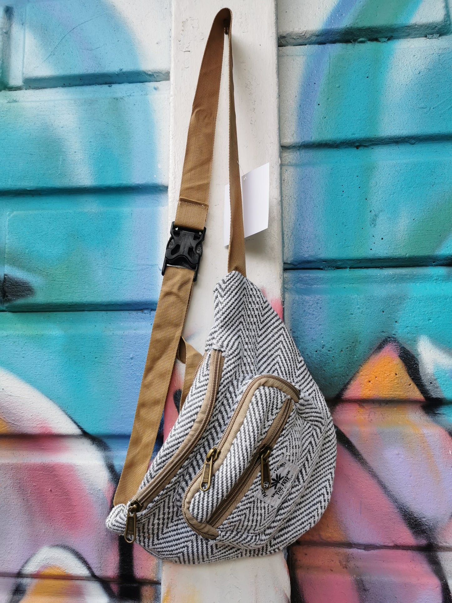 Hemp Moon Bag (Grey)