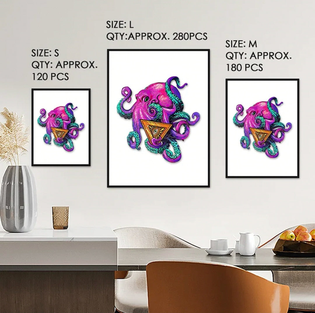 Octopus Wooden Puzzle