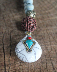 Tibetan Reversable Pendant Mala