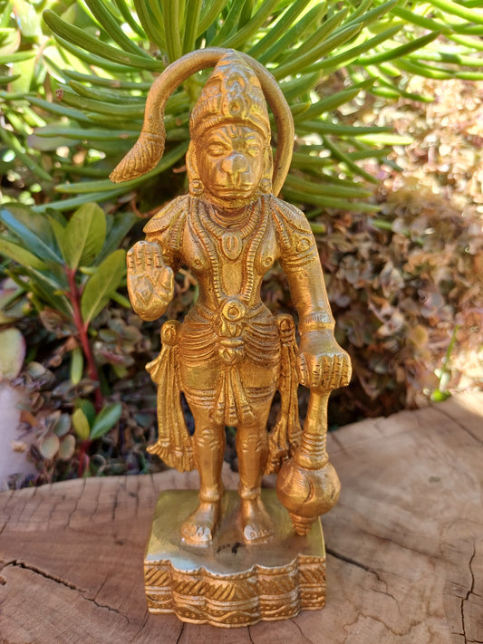 Brass Lord Hanuman Statue