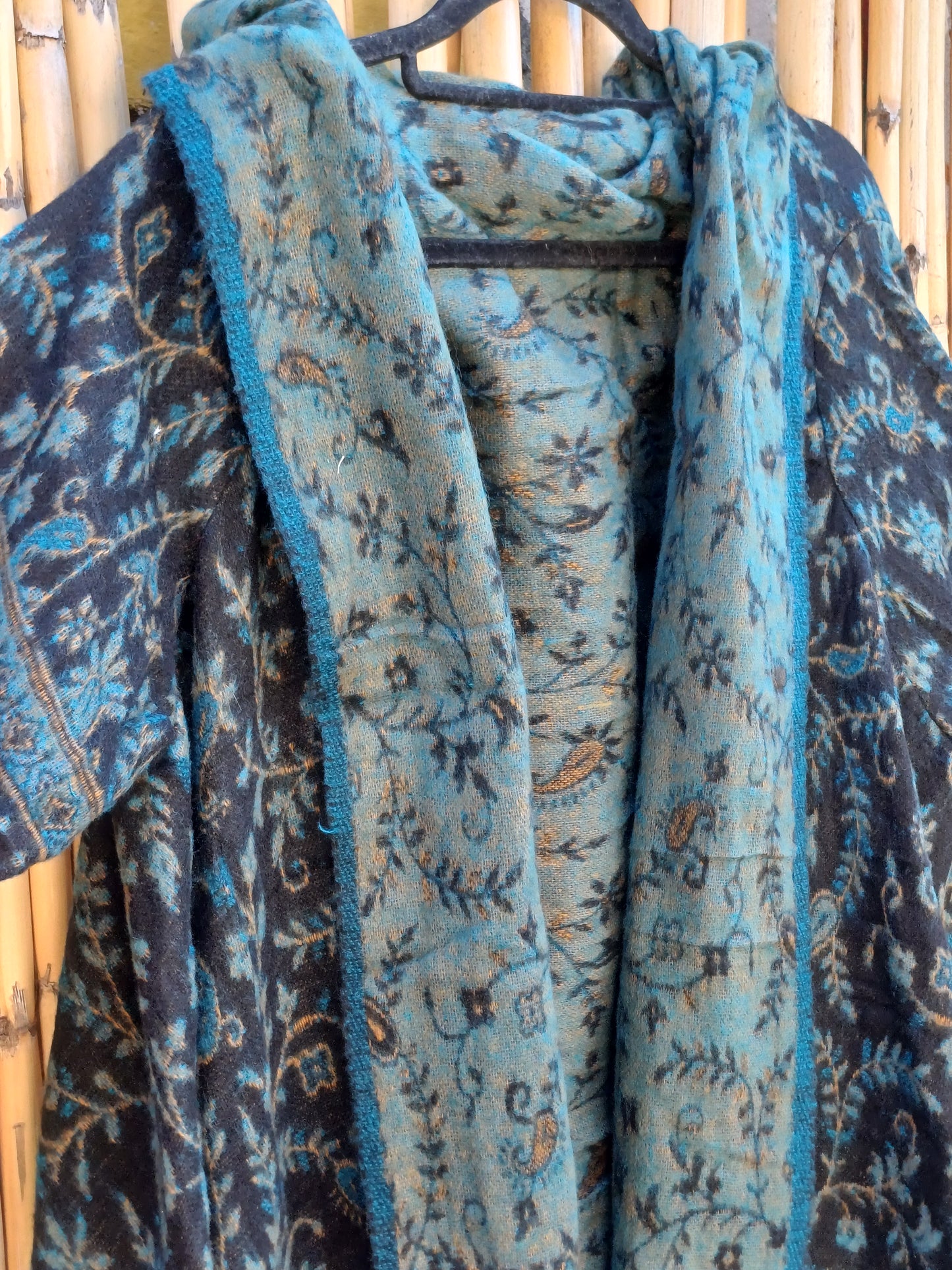 Topaz Pashmina Blanket Coat