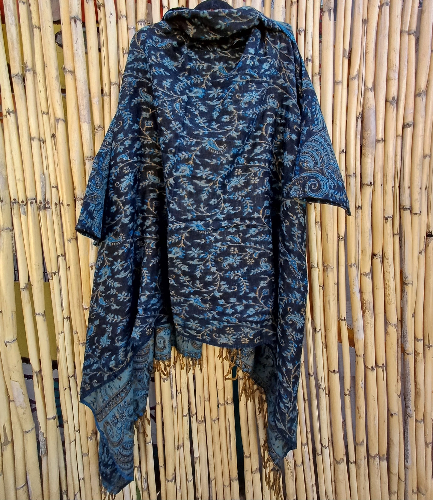 Topaz Pashmina Blanket Coat