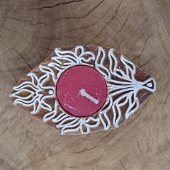 Royal Leaf Candle Stamp
