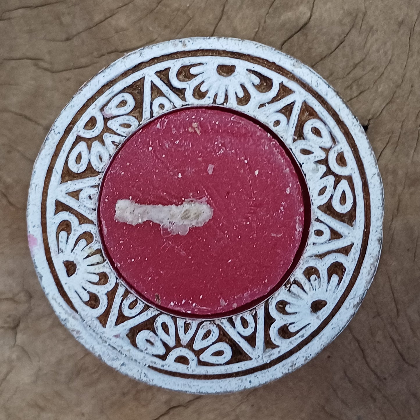 Scarlet Mandala Candle Stamp