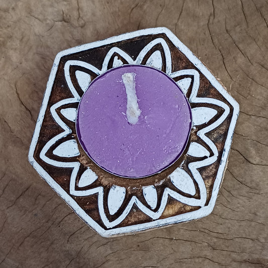 Periwinkle Purple Candle Stamp