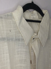 Cream Linen Shirt