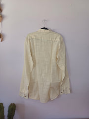 Cream Linen Shirt