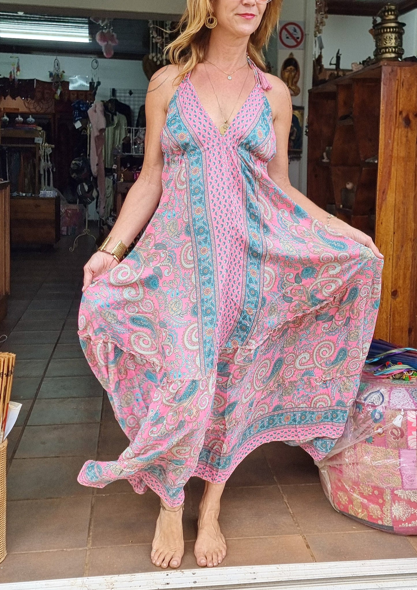 Paisley Pink Dress