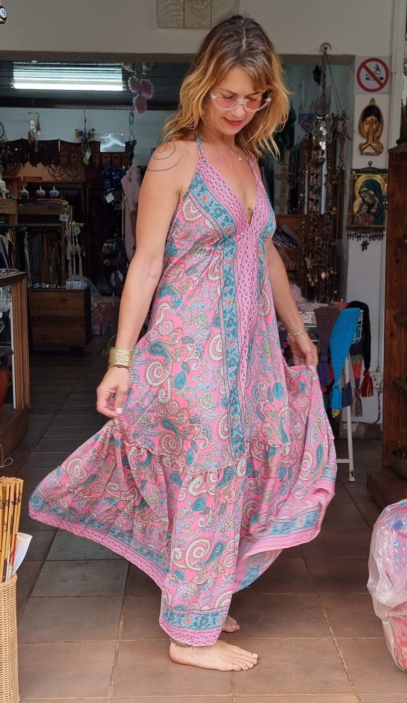 Paisley Pink Dress