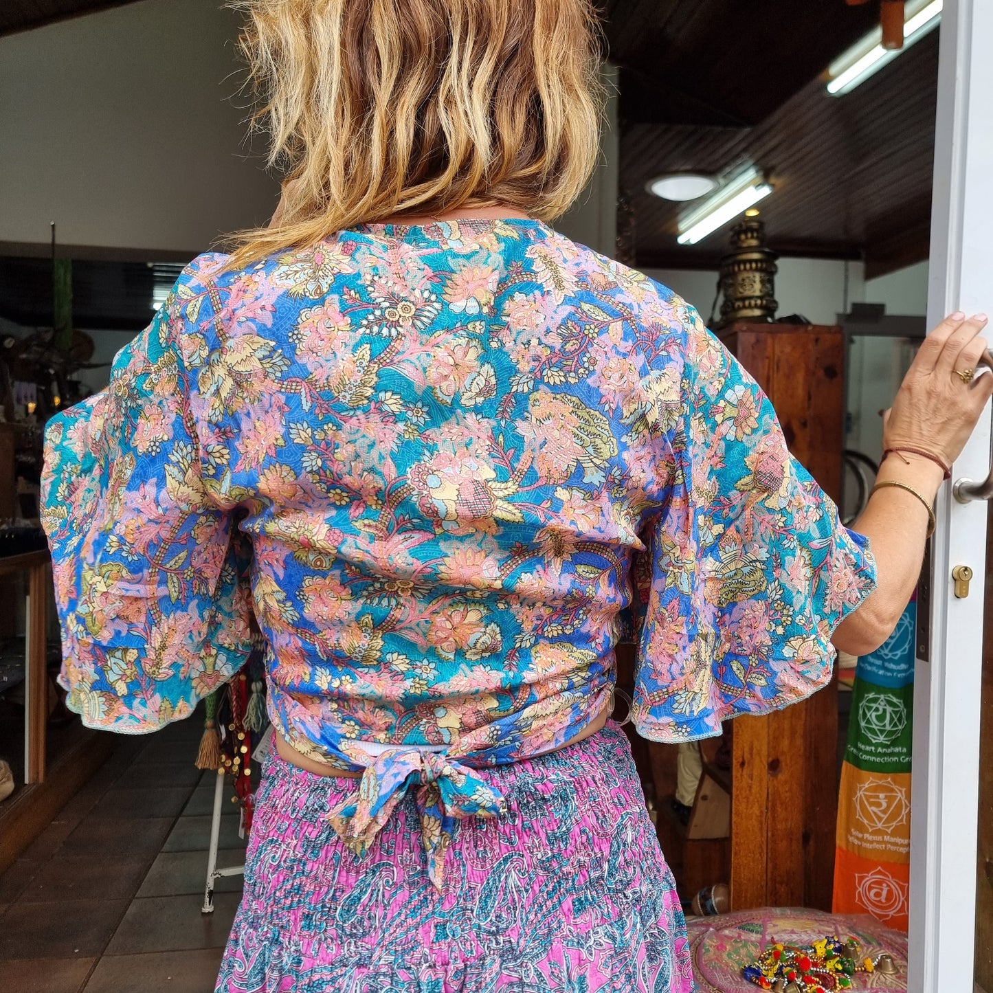 Paisley Passion Tie Top