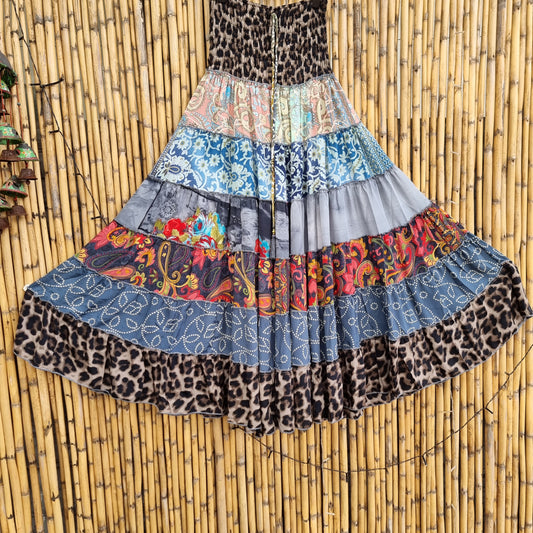 Feminine Flow Silk Dress / Skirt