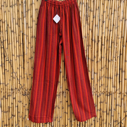 Striped Cotton Pants