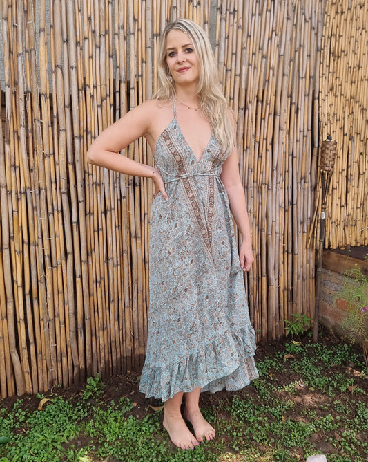 Lagoon Silk Dress