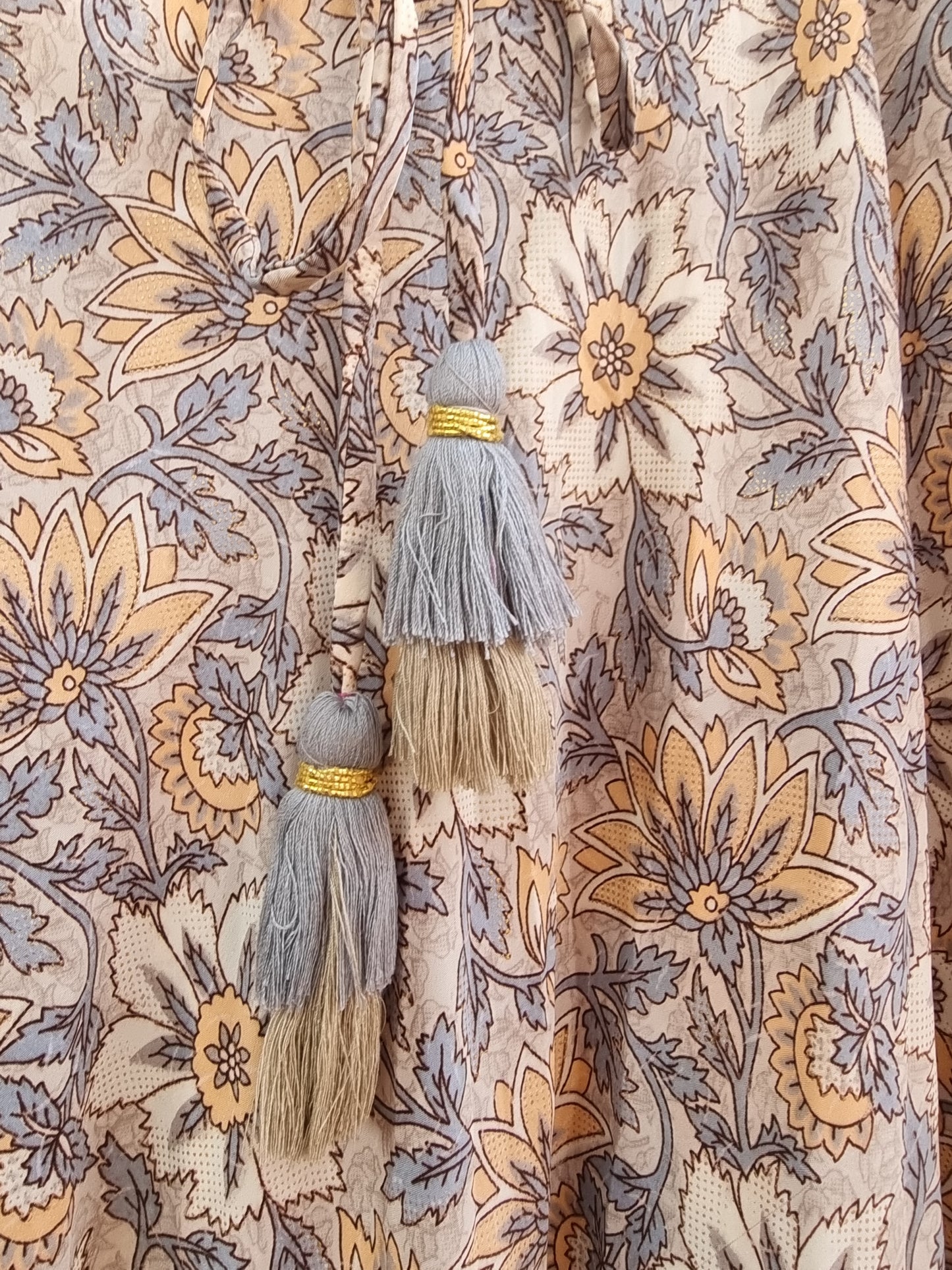 Meadow Whisper Silk Skirt