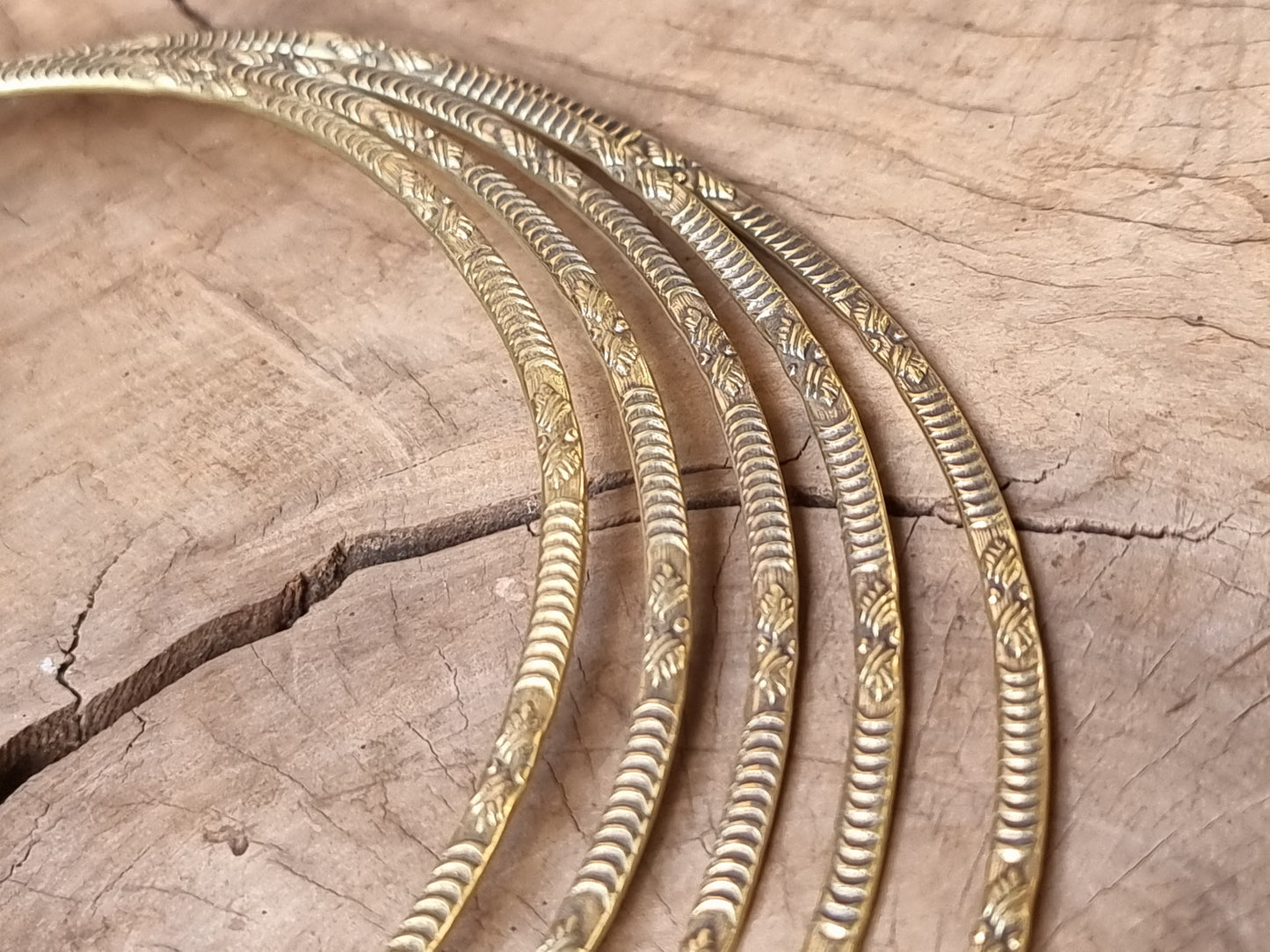 Brass Layered Choker