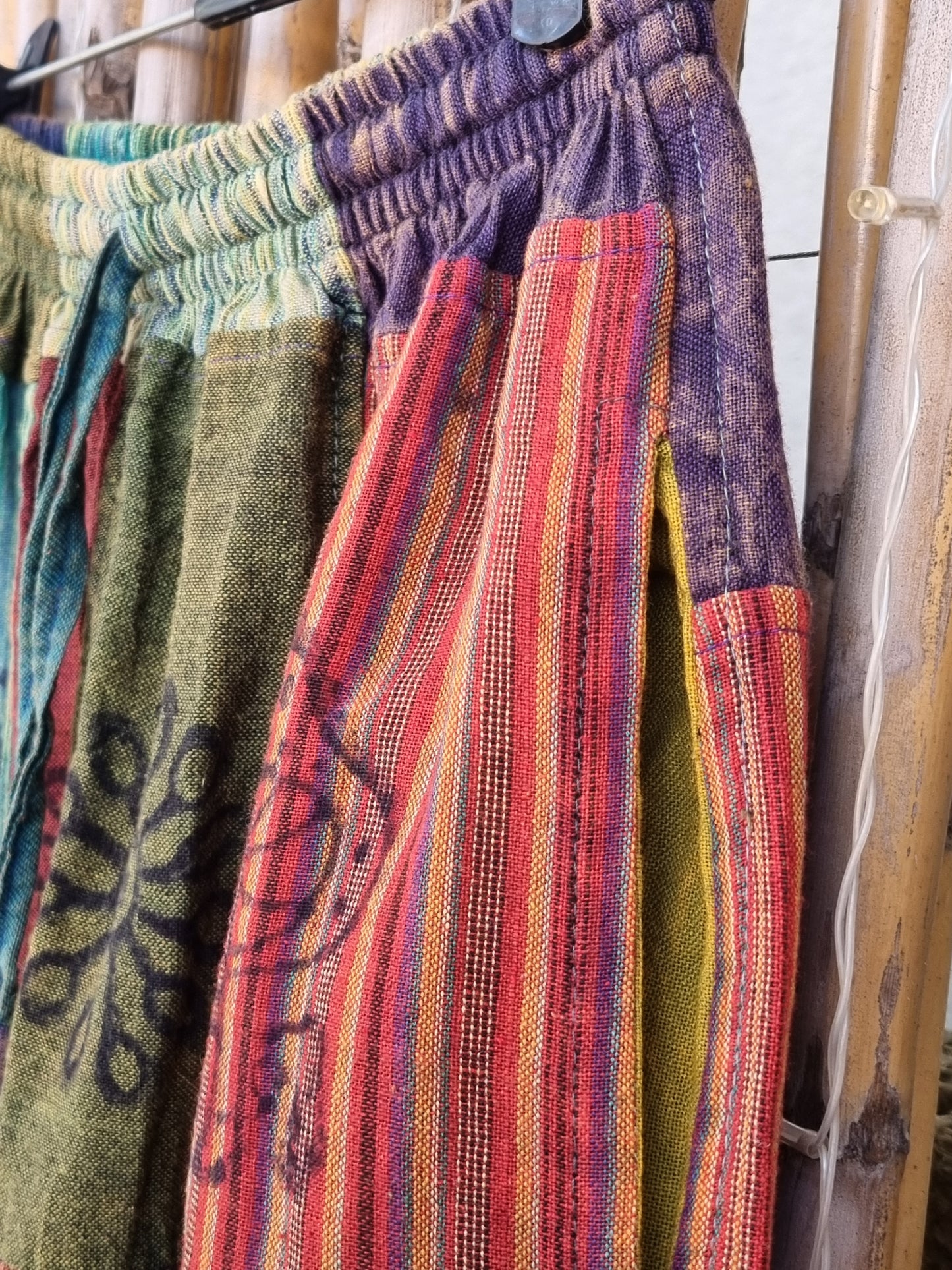 Nirvana Cotton Patchwork Pants (Medium)